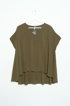 Imagen de Blusa Amber, Blusa de Poplin Lisa Evasé