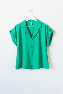 Blusa REA, Blusa con botones y presillas en mangas - comprar online
