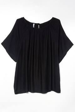 Imagen de B927/1 Syes, Blusa con frunce en cuello, Talles grandes