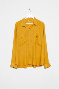 Camisa Johari, Camisa con doble bolsillo y tapa - SYES | Mayorista