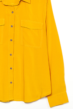 B933 Syes, Camisa con doble bolsillo y tapa, Talles grandes en internet