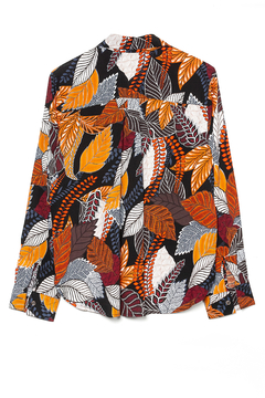 B933 Syes, Camisa con doble bolsillo y tapa, Talles grandes - SYES | Mayorista