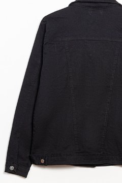 C100 Syes, Campera jean negra, Talles grandes en internet