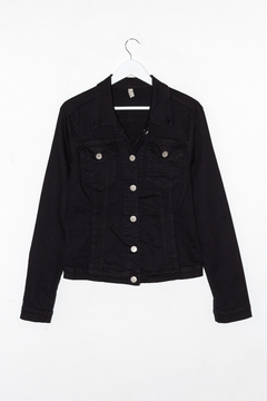 Campera FRIDA, Campera jean negra