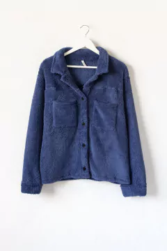 Camisaco AFRA, Camisaco con bolsillos plaqué y botones