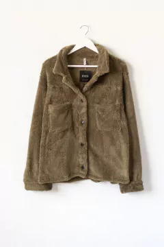 Imagen de Camisaco AFRA, Camisaco con bolsillos plaqué y botones