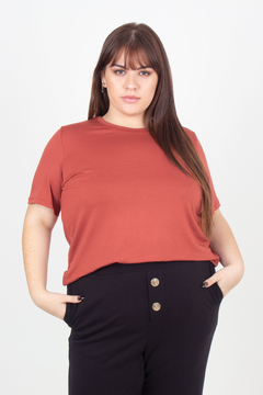 R1124/2/K Syes, Remera viscosa crepe, Talles grandes