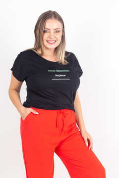 Remera Limber, Remera jersey estampa GOOD MEMORIES, Syes Talles grandes