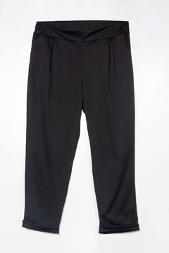 P1017 Syes, Pantalón babucha punto roma, Talles grandes - comprar online