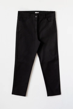 Pantalón ROCIO, Pantalón recto corte jeanero con botón negro y badana SYES en internet