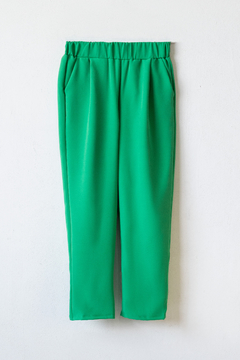 Pantalón EMILY, Pantalón con cintura ancha y pinzas en el delantero - comprar online