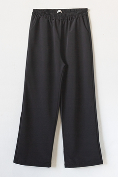 Pantalón ESCARLATA, Pantalón rústico con bolsillos y cintura elástica
