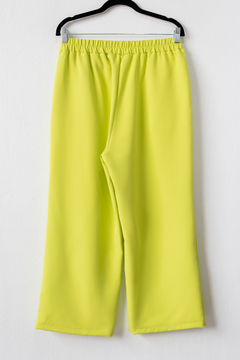 Pantalón BETSIE, Pantalón recto con bolsillos y cintura con elástico - tienda online