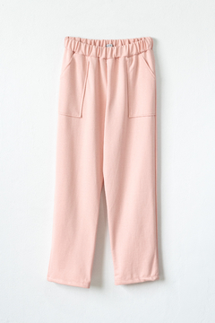 Pantalón BIANCA, Pantalón de rústico con bolsillos plaqué y cintura con elástico