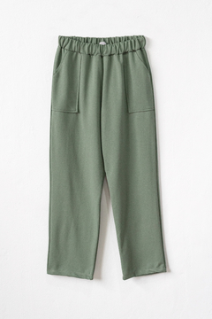 Pantalón BIANCA, Pantalón de rústico con bolsillos plaqué y cintura con elástico - SYES | Mayorista