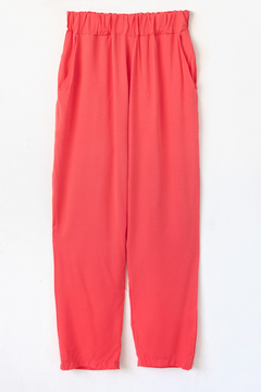 Pantalón EILEEN, Pantalón con cintura elástica y bolsillo - SYES | Mayorista