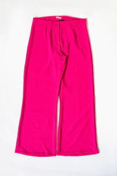 Pantalón FRESIA, Pantalón oxford con cintura ancha y botón - tienda online