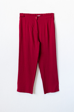 Pantalón CANDELA, Pantalón de lino con bolsillos y presillas anchas en internet