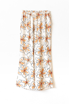 Pantalón NADIA, Pantalón recto con cintura elástica, cordon y bolsillos. - SYES | Mayorista