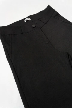 Pantalón MELISA, Pantalón chupín corte jeanero con botón y bolsillos ojales atrás - comprar online