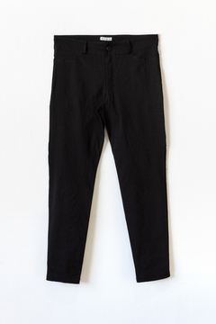 Pantalón VANESSA, Pantalón chupín corte jeanero con botón y bolsillos - SYES | Mayorista