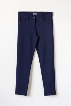 Pantalón ALMA, Pantalón chupín corte jeanero con botón y bolsillos en internet