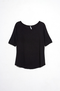Remera Nogal, Remera lisa manga corta escote redondo, Talles grandes en internet