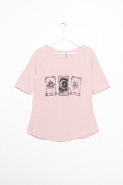 Remera Ione, Remera manga corta escote redondo - comprar online