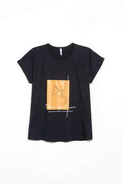 Remera Kisai, Remera jersey estampa THIS GIRL, Syes Talles grandes - tienda online