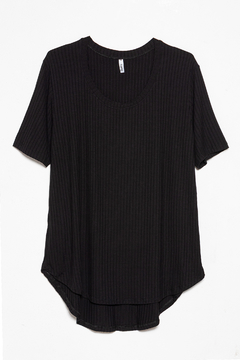 R1099/G Syes, Remera morley escote redondo caida evase, Talles grandes - SYES | Mayorista