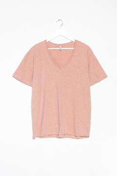 Imagen de Remera Clémentine, Remera algodon bordado "easy to be loved"