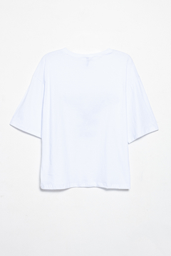 Remera Zunduri, Remera manga cuadrada estampa too wild, Syes talles grandes - tienda online