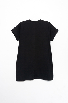 Remera Casiopea, Remera larga escote en V manga corta estampa Seoul Central... - comprar online