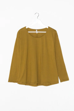 Remera LOUISE, Remera manga larga escote redondo lisa - SYES | Mayorista