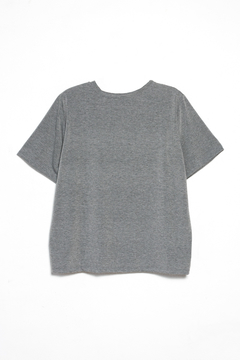 R1124/2/C, Remera básica viscosa When i miss you, Syes talles grandes - SYES | Mayorista