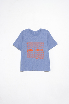 Remera Chamaleon, Remera básica estampada "SUNSHINE" en internet