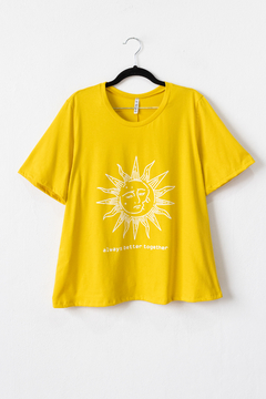 Remera ECLIPSE, Remera básica de cuello redondo y manga corta estampa Better together en internet