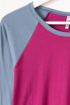 Remera ELODIE, Remera ranglan combinada lisa - comprar online