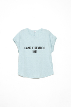 Imagen de Remera Induske, Remera algodon manga kimono atracada estampa Camp Firewood