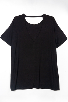 R1142/3 Syes, Remera manga corta espalda en V, Talles grandes - comprar online