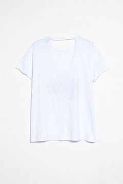 Remera Asali, Remera manga corta espalda en V Modern muse, Syes talles grandes - comprar online
