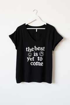 Imagen de Remera CHANELLE, Remera de algodón estampa The best is yet to come