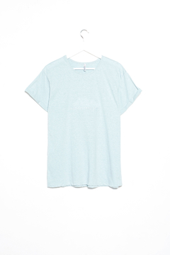 Remera Noemi, Remera basica algodon bordado New york en internet