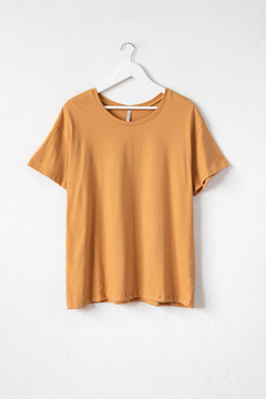 Remera NILSE, Remera unisex con cuello rondo y manga corta, lisa