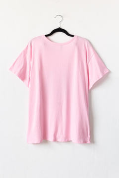 Remera POSITIVITY FLOWS, Remera unisex cuello redondo y manga corta