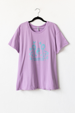 Remera POSITIVITY FLOWS, Remera unisex cuello redondo y manga corta - comprar online