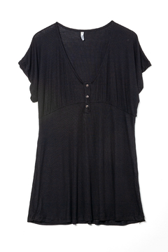 R1154 Syes, Remera recorte en busto con evase, Talles grandes