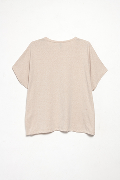 Remera Triangulum, Remera de algodon con bolsillo lisa - comprar online