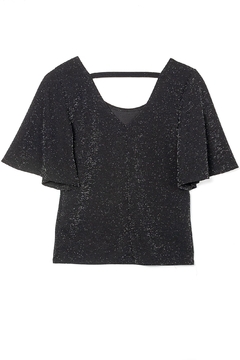 Imagen de R1161 Syes, Remera manga volado escote redondo , Talles grandes