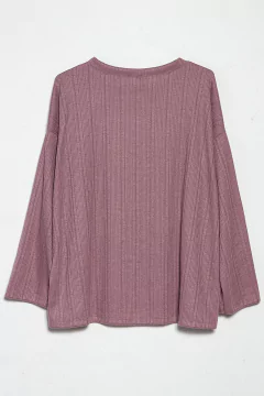 R1172/1/A Syes, Sweater básico tejido zurich, Talles grandes - tienda online